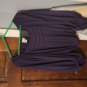 Ladies purple shear blouse